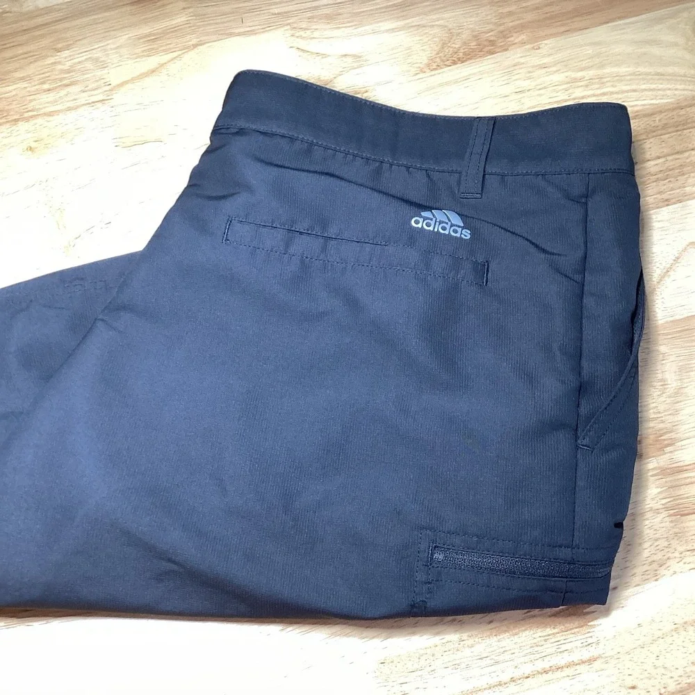 Men's Adidas Performance Cargo Shorts Black 9